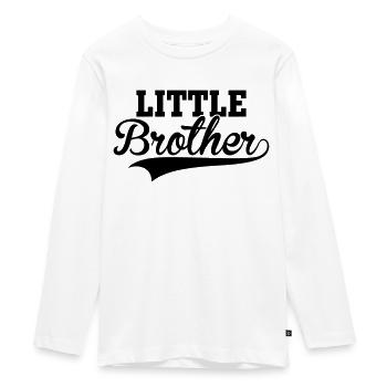Little Brother - T-shirt manches longues Premium Ado - blanc - Devant - AI Model Kid Female (0cm)