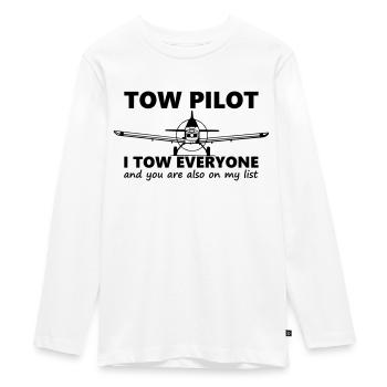 towpilot piper pa25 - T-shirt manches longues Premium Ado - blanc - Devant - AI Model Kid Female (0cm)