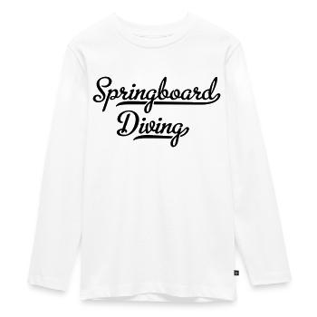 Plongée - T-shirt manches longues Premium Ado - blanc - Devant - AI Model Kid Female (0cm)