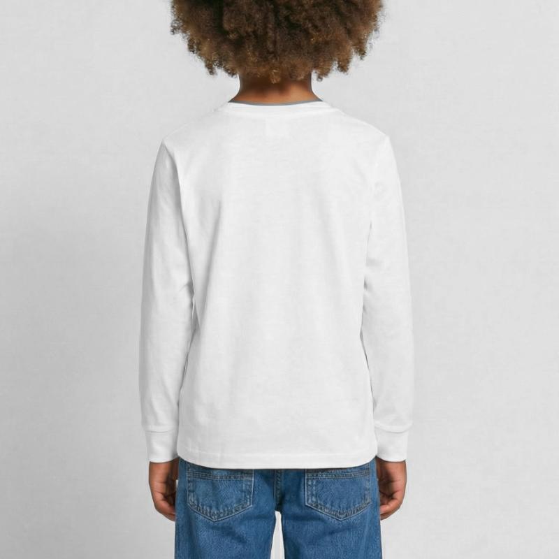 "LINUX" in binary code. Teenager Premium Organic Long Sleeve Shirt