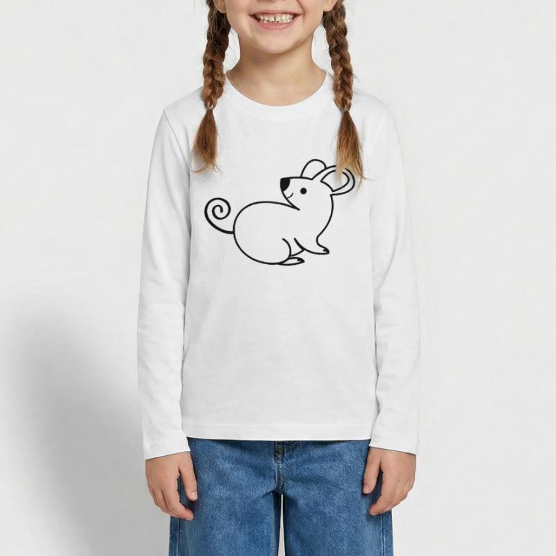Souris T-shirt manches longues Premium Ado