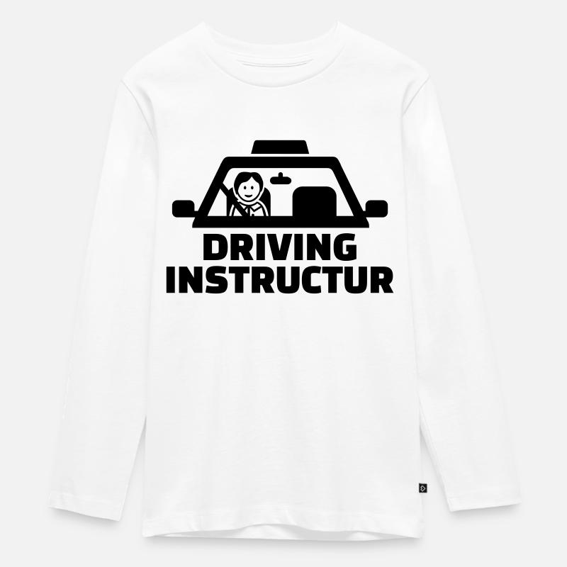 Driving instructor - T-shirt manches longues Premium Ado - blanc