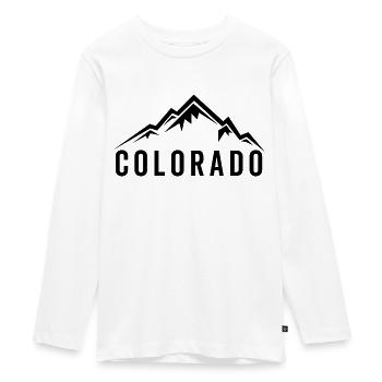 Colorado - T-shirt manches longues Premium Ado - blanc - Devant - AI Model Kid Female (0cm)