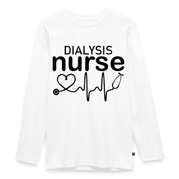 Infirmière Krankenschwester Corona - T-shirt manches longues Premium Ado - blanc - Devant - AI Model Kid Female (0cm)