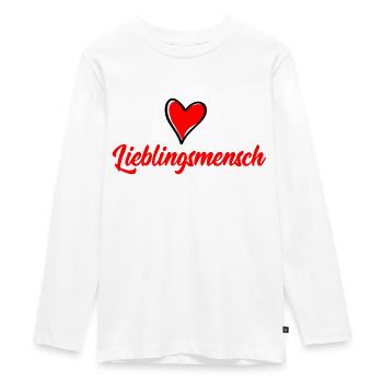 Personne préférée - T-shirt manches longues Premium Ado - blanc - Devant - AI Model Kid Female (0cm)