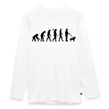 Cockapoo - Teenager Premium Organic Long Sleeve Shirt - white - Front - AI Model Kid Female (0cm)