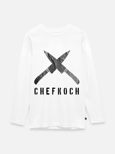 Chefkoch - Teenager Premium Bio Langarmshirt - 