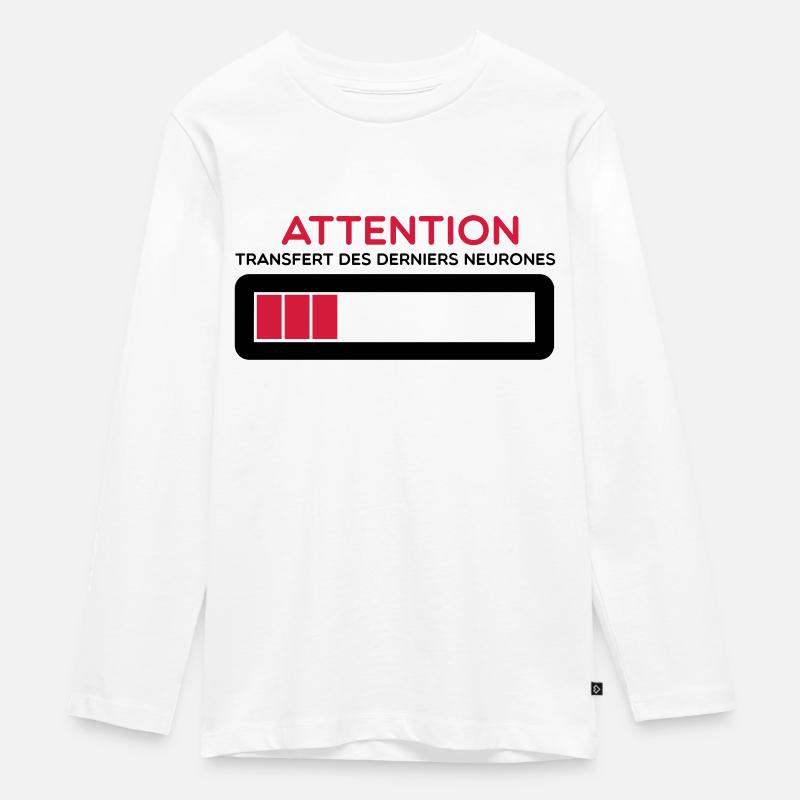 Transfert neurones - T-shirt manches longues Premium Ado - blanc