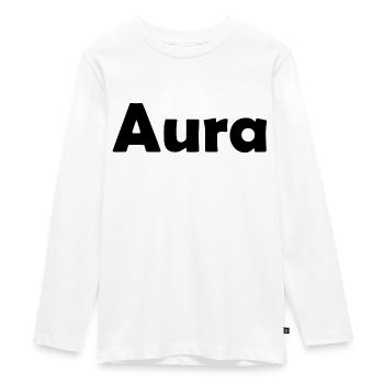 Aura - Teenager Premium Bio Langarmshirt - Weiß - Vorne - AI Model Kid Female (0cm)