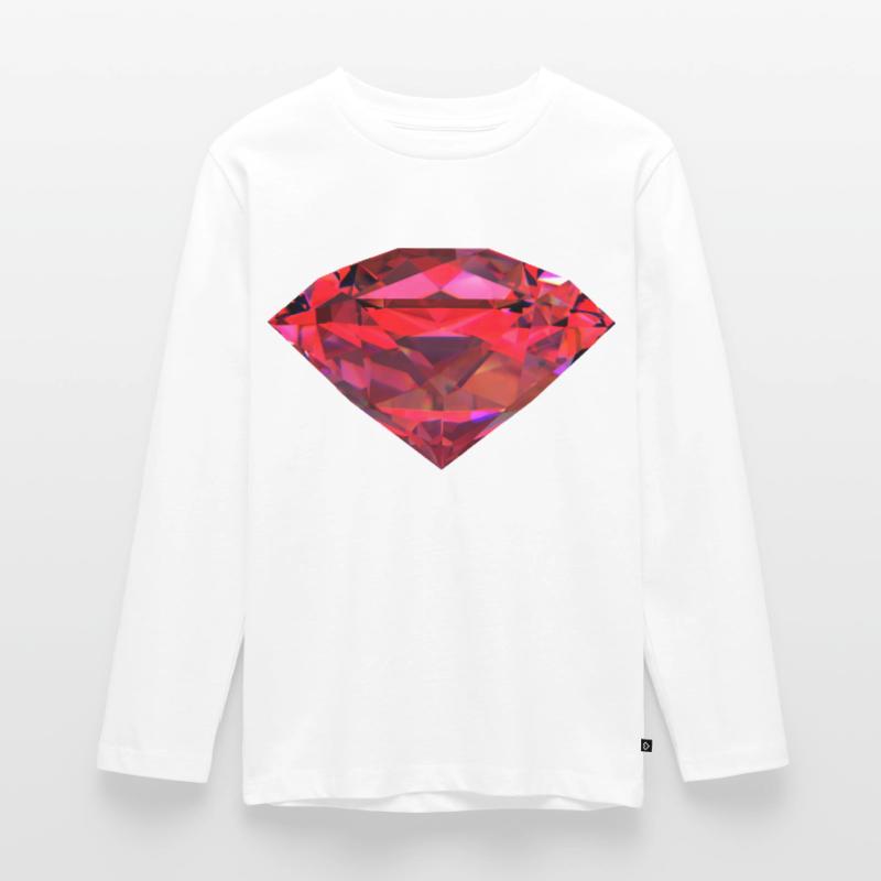 Reddish Ruby Teenager Premium Organic Long Sleeve Shirt
