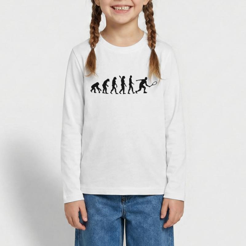 Evolution Squash Teenager Premium Organic Long Sleeve Shirt