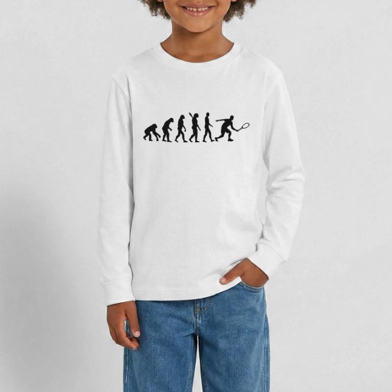 Evolution Squash Teenager Premium Organic Long Sleeve Shirt