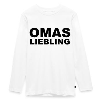 Omas Liebling - Teenager Premium Bio Langarmshirt - Weiß - Vorne - AI Model Kid Female (0cm)