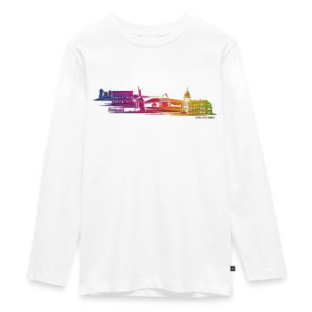 Detmold mal anders - Teenager Premium Bio Langarmshirt - Weiß - Vorne - AI Model Kid Female (0cm)