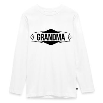 Grandma - Teenager Premium Organic Long Sleeve Shirt - white - Front - AI Model Kid Female (0cm)
