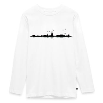 Brême Skyline - T-shirt manches longues Premium Ado - blanc - Devant - AI Model Kid Female (0cm)