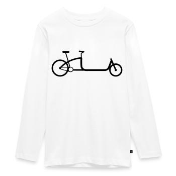 La grande roue de chargement - T-shirt manches longues Premium Ado - blanc - Devant - AI Model Kid Female (0cm)