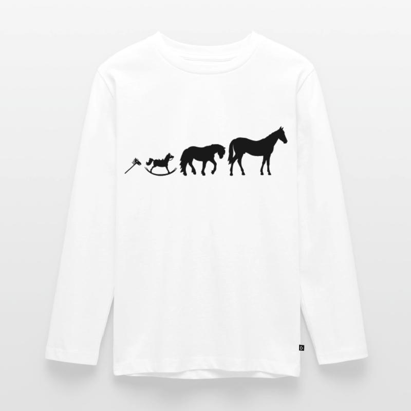 Evolution Pferde - Reitsport Evolution Teenager Premium Bio Langarmshirt