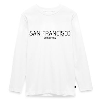 San Francisco - T-shirt manches longues Premium Ado - blanc - Devant - AI Model Kid Female (0cm)