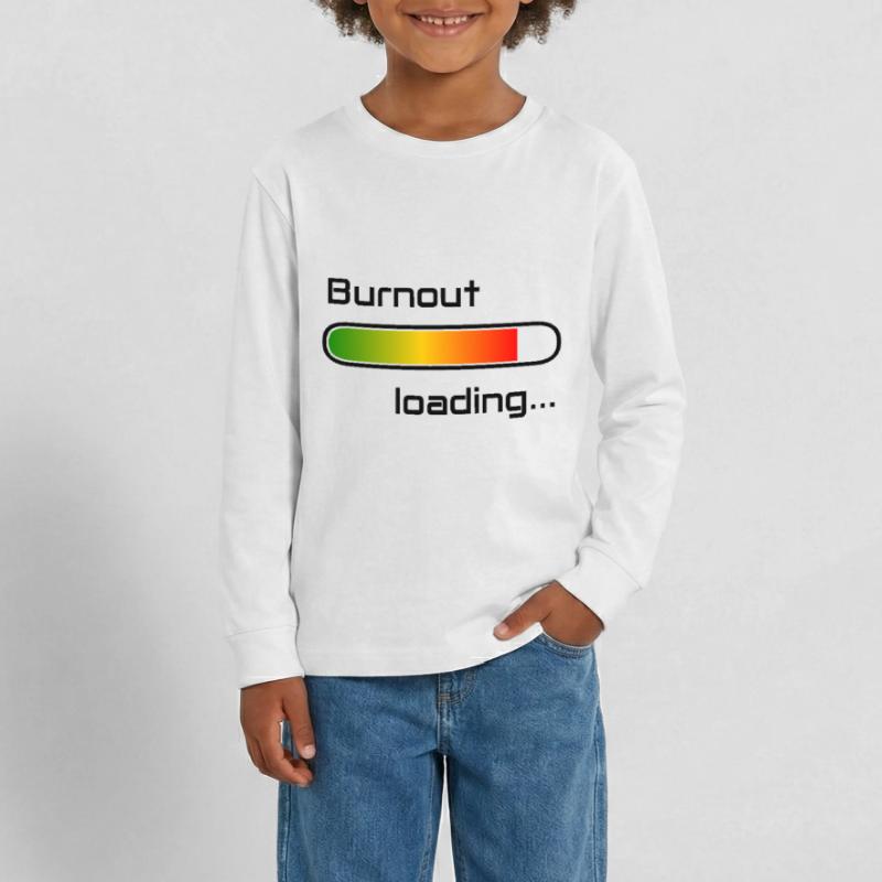 burnout loading, burnout loading, Burnout load T-shirt manches longues Premium Ado