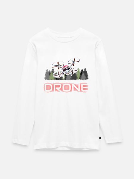Drohnenpilot - Quadcopter - Teenager Premium Bio Langarmshirt -