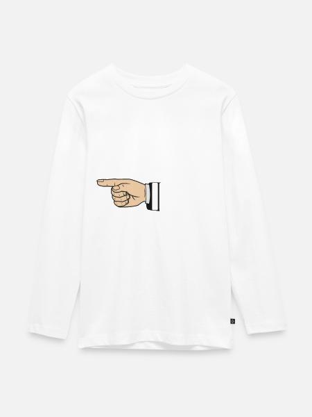 IDIOT - Teenager Premium Bio Langarmshirt -