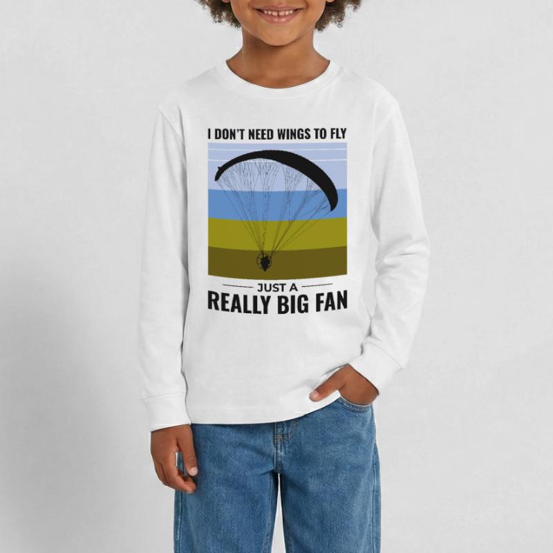 Paramotor Pilot Paramotoring Powered Paraglider Teenager Premium Organic Long Sleeve Shirt