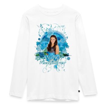 Mako Einfach Meerjungfrau Mimmi - Teenager Premium Bio Langarmshirt - Weiß - Vorne - AI Model Kid Female (0cm)