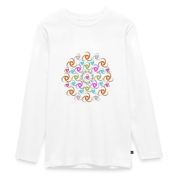 Bretagne - Koroll ar triskelloù - T-shirt manches longues Premium Ado - blanc - Devant - AI Model Kid Female (0cm)