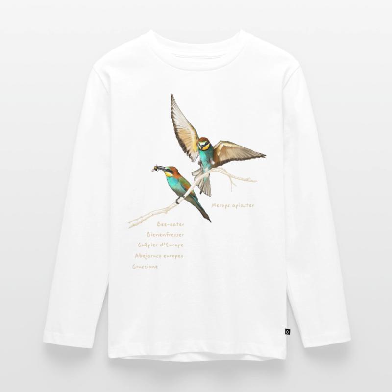 Bee-eater dark Teenager Premium Organic Long Sleeve Shirt