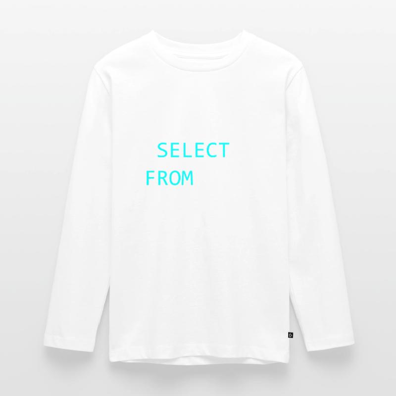 Geschenkidee für SQL-Coder Teenager Premium Bio Langarmshirt