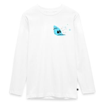 Another week - Teenager Premium Organic Long Sleeve Shirt - white - Front - AI Model Kid Female (0cm)