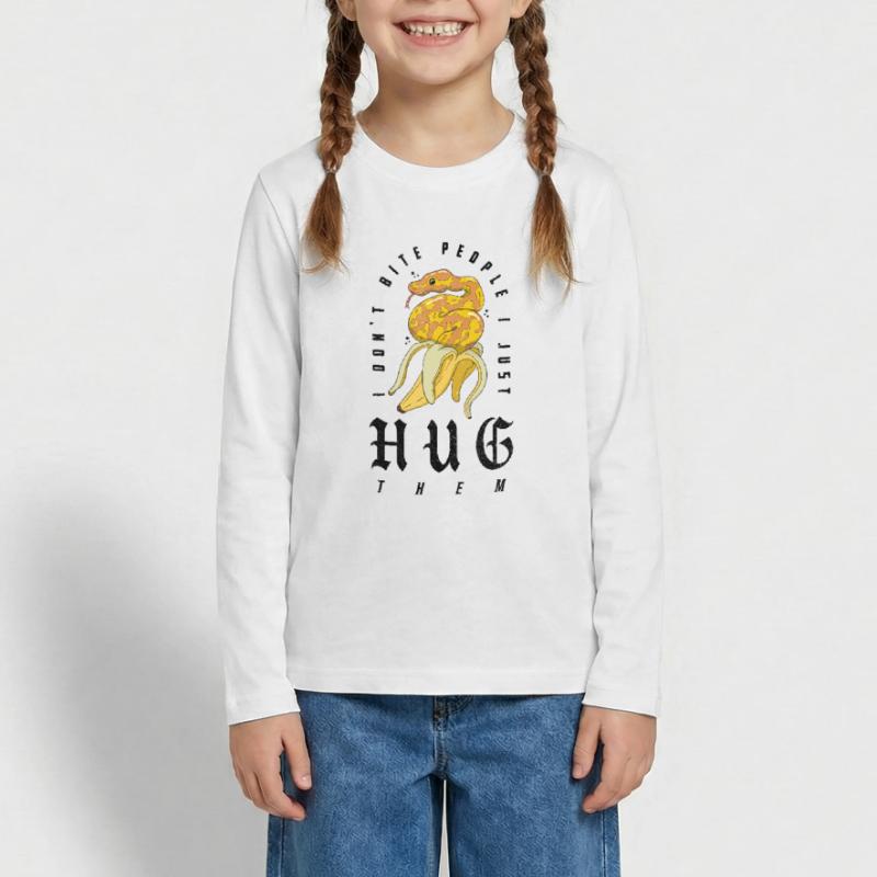 Ball Python Schlange Besitzer Banane Royal Python Teenager Premium Bio Langarmshirt