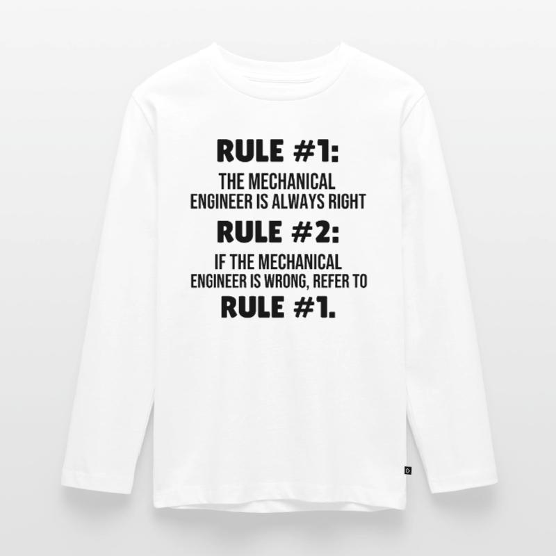 Mechanical Engineer Gift Mechanical Engineering Student Teenager Premium Organic Long Sleeve Shirt