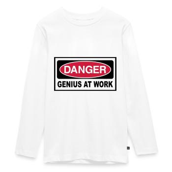 Genie - T-shirt manches longues Premium Ado - blanc - Devant - AI Model Kid Female (0cm)