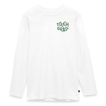 Touchez l’herbe - T-shirt manches longues Premium Ado - blanc - Devant - AI Model Kid Female (0cm)