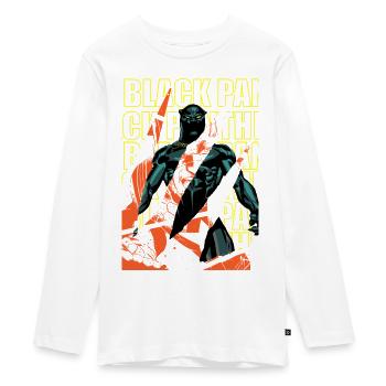 Super-héros des Avengers Black Panther - T-shirt manches longues Premium Ado - blanc - Devant - AI Model Kid Female (0cm)