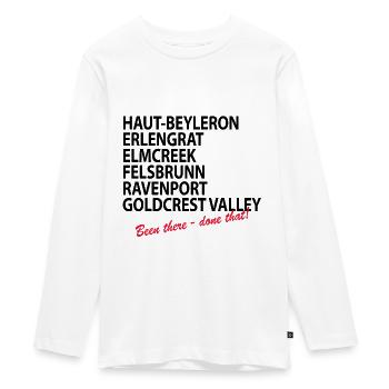 Landwirtschafts Simulator Maps - been there - Teenager Premium Bio Langarmshirt - Weiß - Vorne - AI Model Kid Female (0cm)