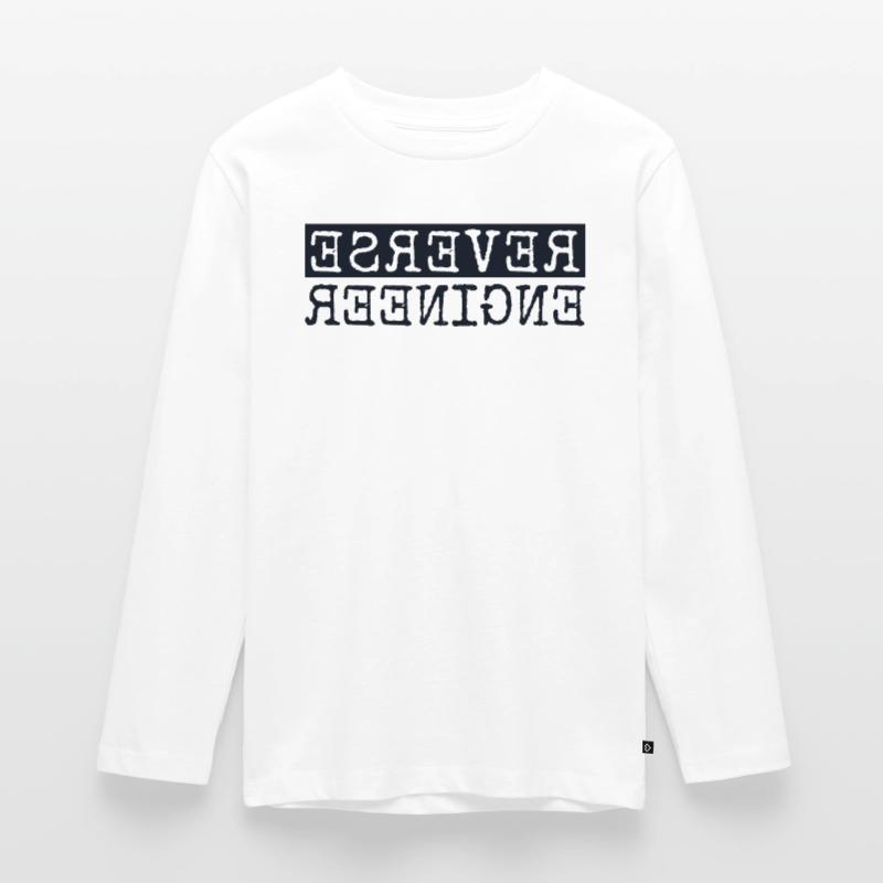 Reverse Engineer Software Engineer Developer Teenager Premium Organic Long Sleeve Shirt