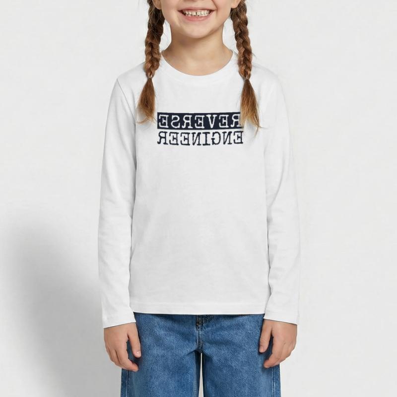 Reverse Engineer Software Engineer Developer Teenager Premium Organic Long Sleeve Shirt