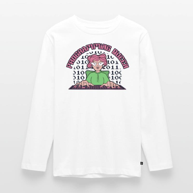 Programming Queen Software Developer Developer Teenager Premium Organic Long Sleeve Shirt