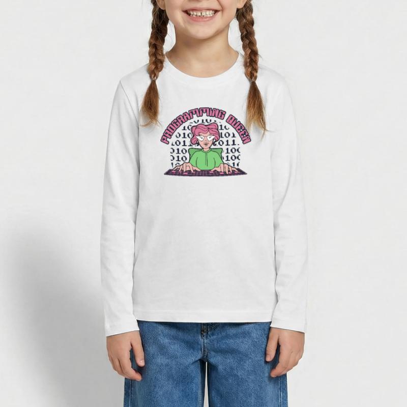 Programming Queen Softwareentwickler Developer Teenager Premium Bio Langarmshirt