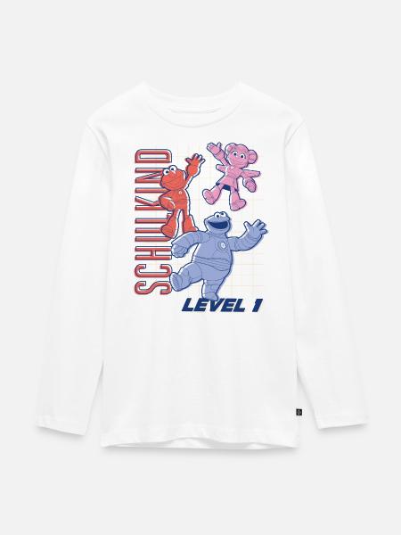 Mecha Builders Team Skolebarn Niveau 1 - Premium økologisk langærmet T-shirt til teenagere - 