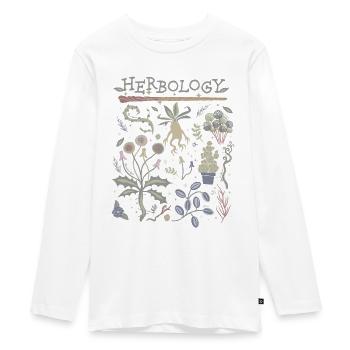 Harry Potter Herbology Botanische Kräuter Design - Teenager Premium Bio Langarmshirt - Weiß - Vorne - AI Model Kid Female (0cm)