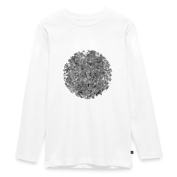 Leauge of Abstract moments - Teenager Premium Bio Langarmshirt - Weiß - Vorne - AI Model Kid Female (0cm)