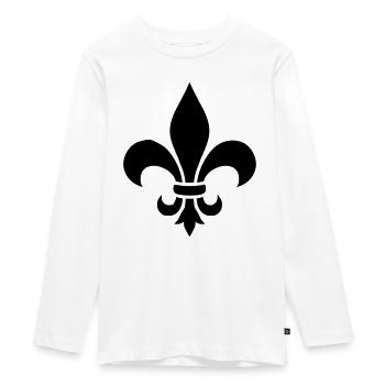Lily - Teenager Premium Organic Long Sleeve Shirt - white - Front - AI Model Kid Female (0cm)
