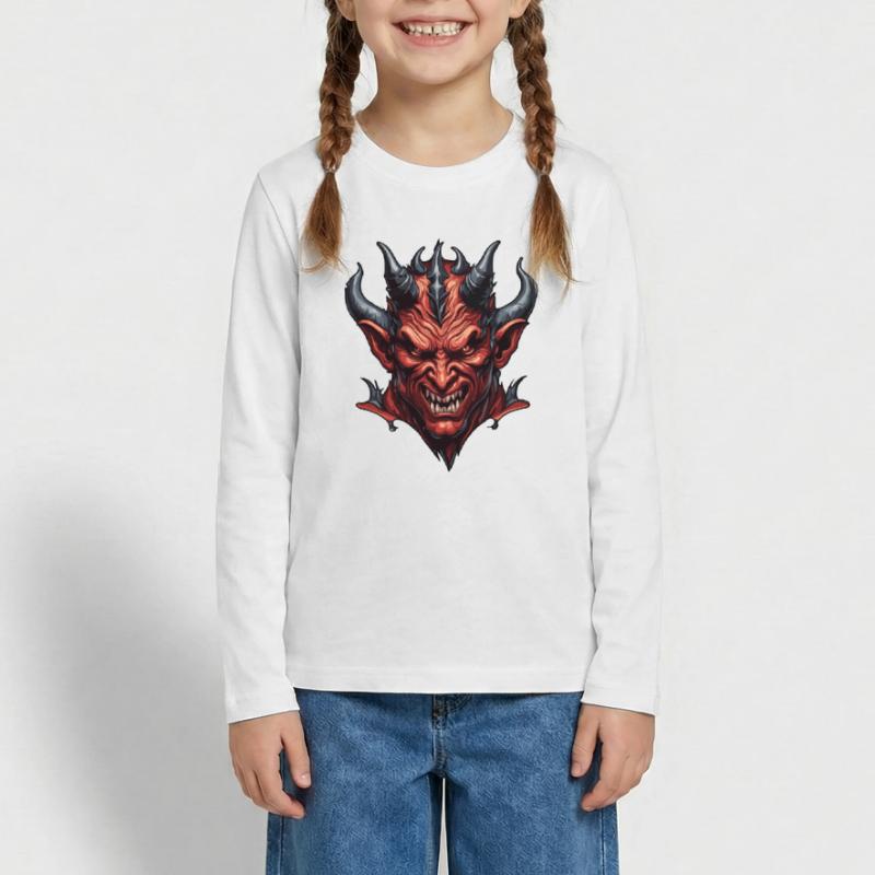 Devil / Hell / Horror / Devilish / Evil Teenager Premium Organic Long Sleeve Shirt