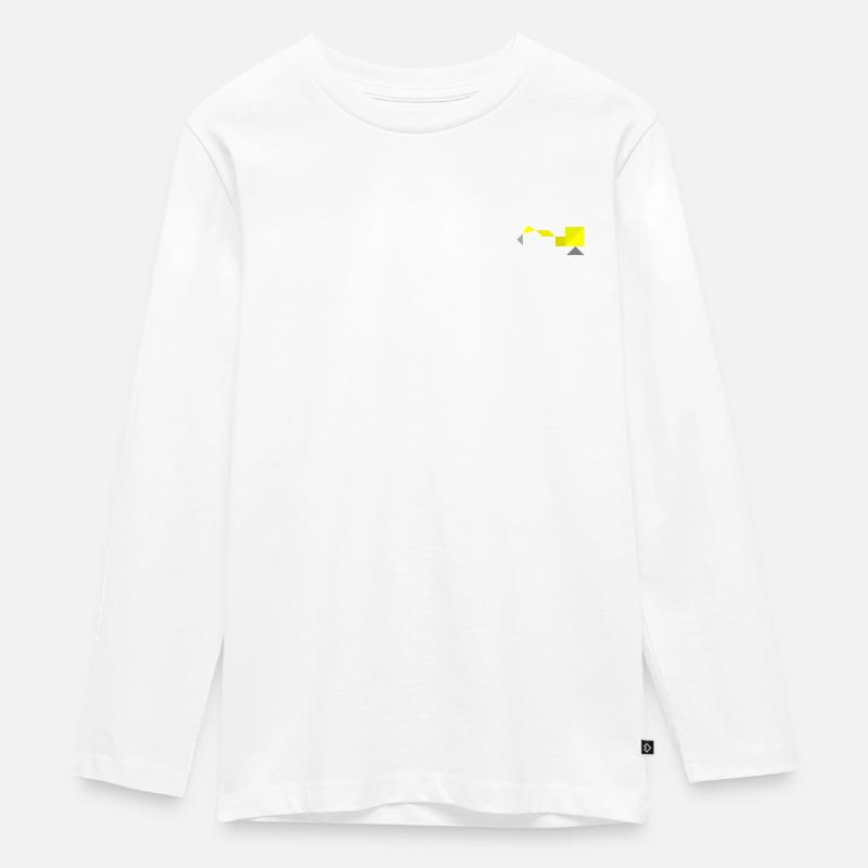 Pelles - Tangram - T-shirt manches longues Premium Ado - blanc