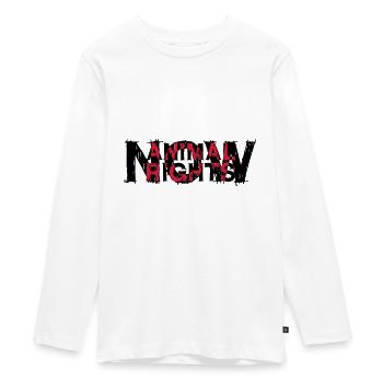 ANIMAL RIGHTS NOW_03 - Teenager Premium Organic Long Sleeve Shirt - white - Front - AI Model Kid Female (0cm)