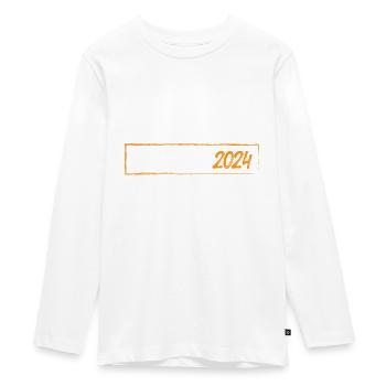 Cancun 2024 - Teenager Premium Bio Langarmshirt - Weiß - Vorne - AI Model Kid Female (0cm)